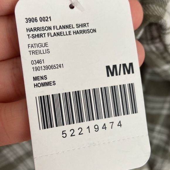 𝅺roots l Fannel Long Sleeve Shirt NWT - Picture 3 of 5